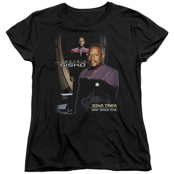 Star Trek - Captain Sisko - Women's Short Sleeve Shirt - Large