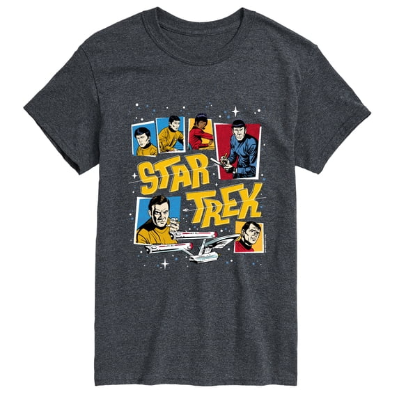 Star Trek - Character Grid - Men's Short Sleeve Graphic T-Shirt