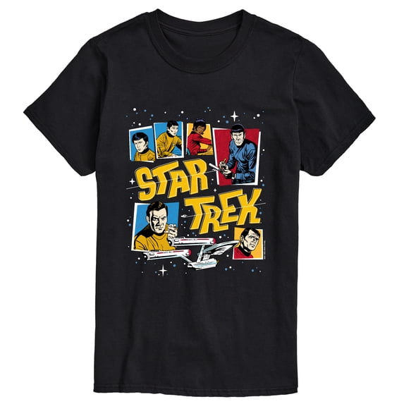 Star Trek - Character Grid - Men's Short Sleeve Graphic T-Shirt