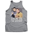 thumbnail image 1 of Star Trek-Chicks Dig - Adult Tank Top - Athletic Heather- Extra Large, 1 of 1