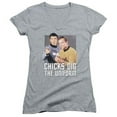 thumbnail image 1 of Star Trek-Chicks Dig - Junior Tee - Athletic Heather- 2X, 1 of 1