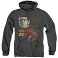 thumbnail image 1 of Star Trek Chief Engineer Scott Adult Heather Hoodie Sweatshirt Black, 1 of 1