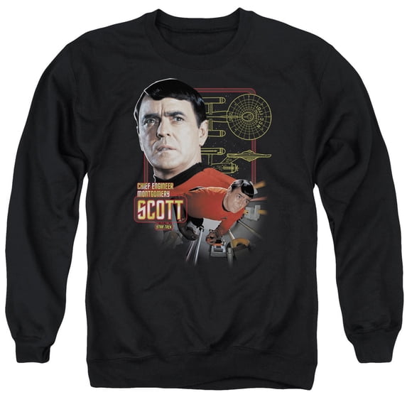 Star Trek - Chief Engineer Scott - Crewneck Sweatshirt - XX-Large