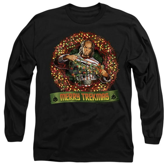 Star Trek Christmas Merry Trekmas Unisex Adult Long-Sleeve T Shirt
