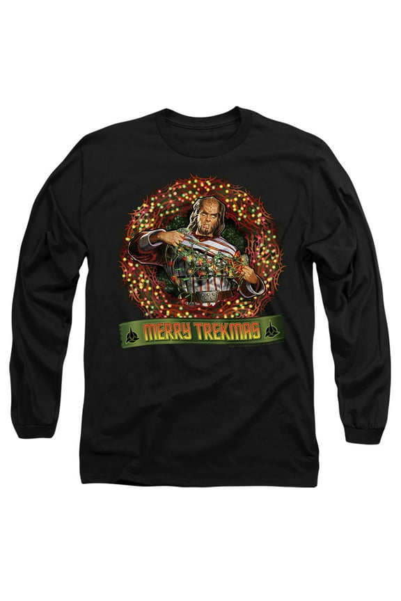 Christmas Merry Trekmas Unisex Adult Long-Sleeve T Shirt