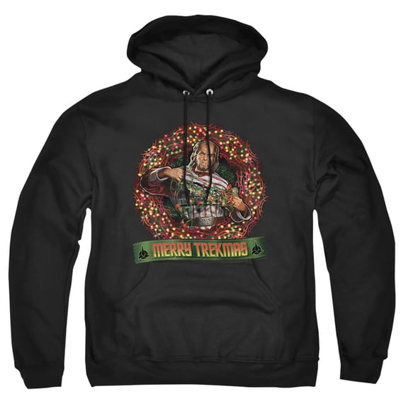 Star Trek Christmas Merry Trekmas Unisex Adult Pull-Over Hoodie