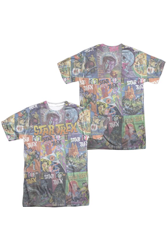 Classic Comics Unisex Adult Sublimated Costume T Shirt (Front/Back), Small Multicolor