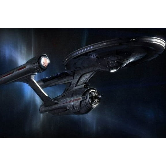Star Trek Classic Ncc 1701 Vehicle Poster Large Spaceship Sci-Fi New 24X36
