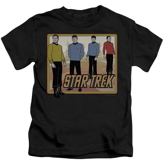Star Trek Classic Youth 18/1 T-Shirt Black