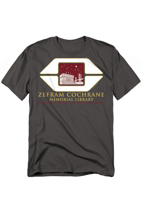 Men's Cochrane Library T-shirt Small Grey