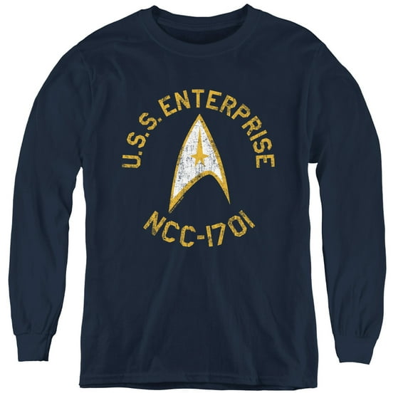 Star Trek - Collegiate - Youth Long Sleeve Shirt - Large
