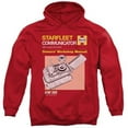 thumbnail image 1 of Star Trek-Comm Manual - Adult Pull-Over Hoodie - Red- 3X, 1 of 1