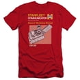 thumbnail image 1 of Star Trek Comm Manual Premium Canvas Adult Slim Fit 30/1 T-Shirt Red, 1 of 1