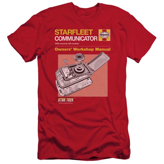 Star Trek - Comm Manual - Slim Fit Short Sleeve Shirt - Large