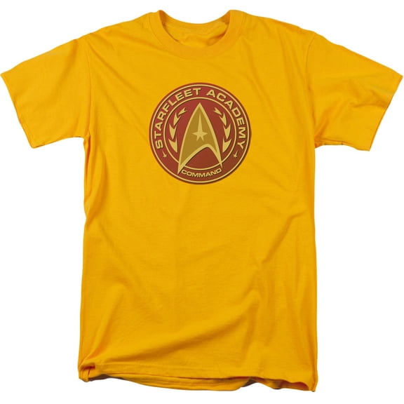 Star Trek Command Adult 18/1 T-Shirt Gold