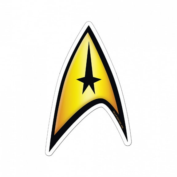Star Trek Command Insignia Badge Die Cut Sticker