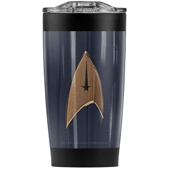 Star Trek/Command Uniform Stainless Steel Tumbler 20 oz Coffee Travel Mug/Cup, Vacuum Insulated & Double Wall with Leakproof Sliding Lid | Great for Hot Drinks and Cold Beverages