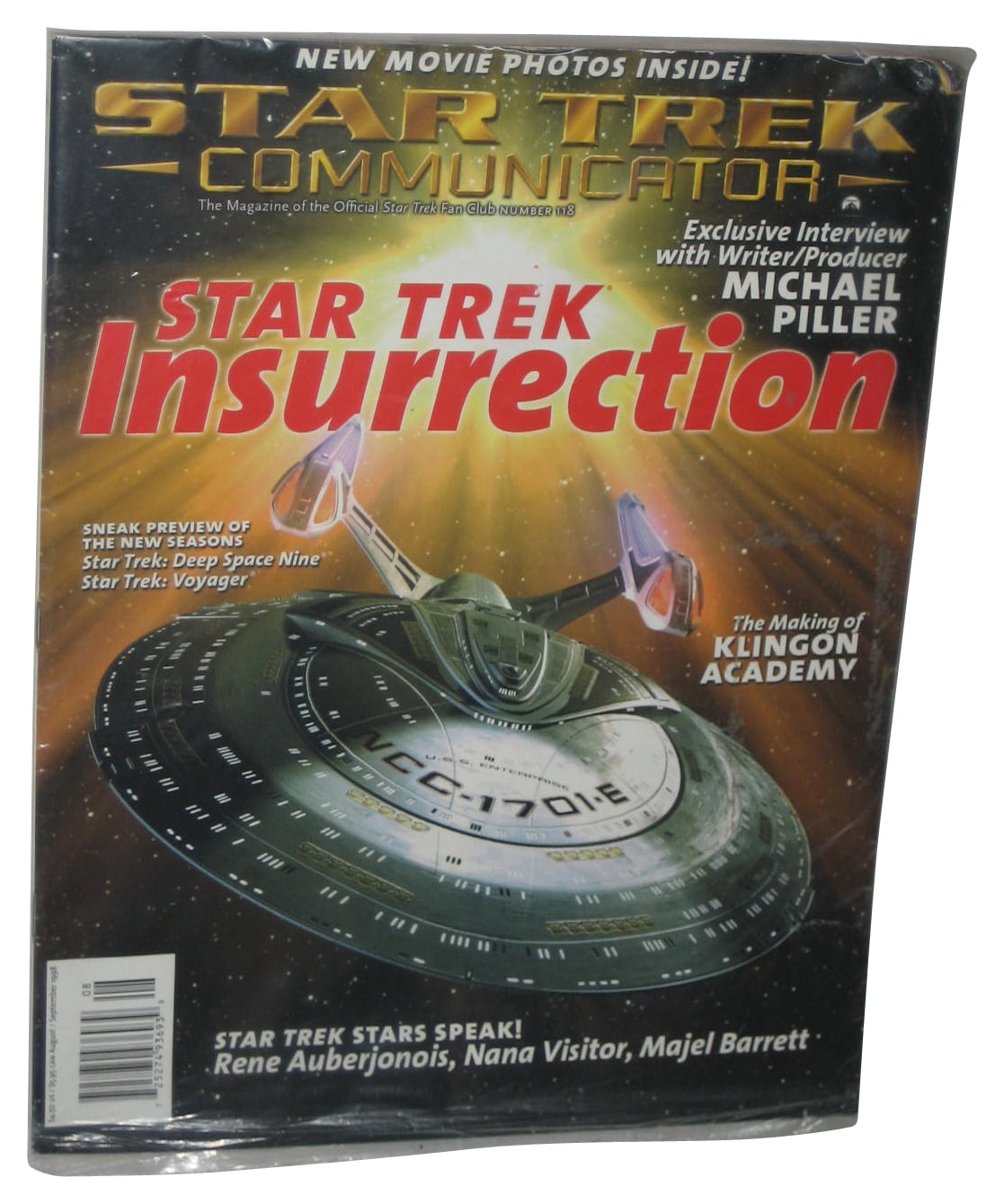 Commicator Star Trek Communicator August / September 1998 Official Magazine Book ...