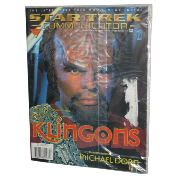 Star Trek Communicator Dec / Jan 1998 Official Magazine Book - (Klingons Michael Dorn Cover)