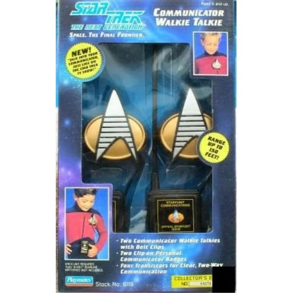 Star Trek Communicator Walkie Talkie Set