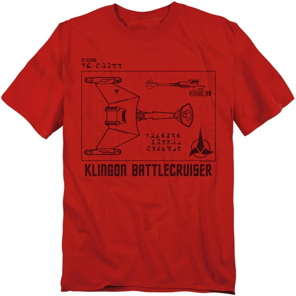 Star Trek - D7 Diagram - Short Sleeve Shirt - Large