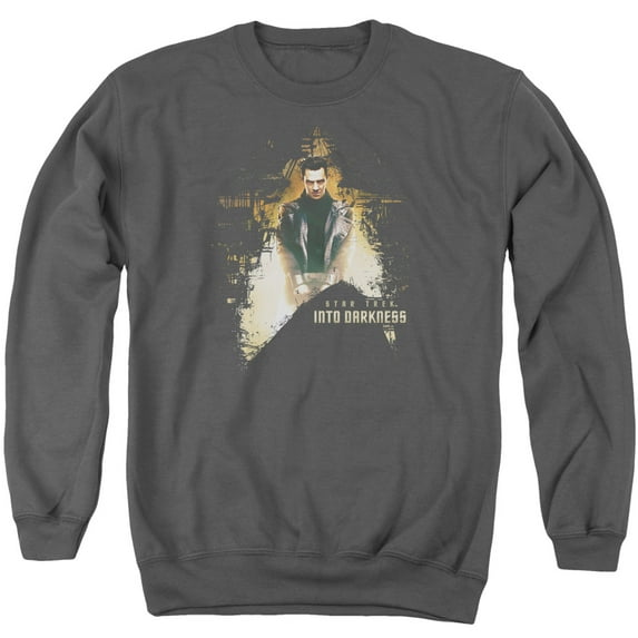 Star Trek Dark Villain Adult Crewneck Sweatshirt Charcoal