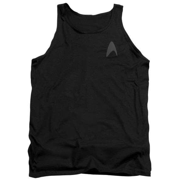 Star Trek Darkness Command Logo Adult Tank Top Black