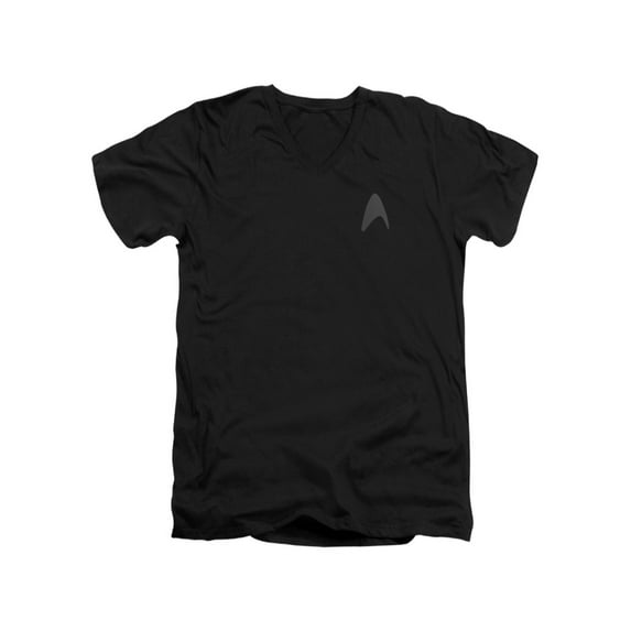 Star Trek Darkness Kirk Command Logo Uniform Costume Adult V-Neck T-Shirt