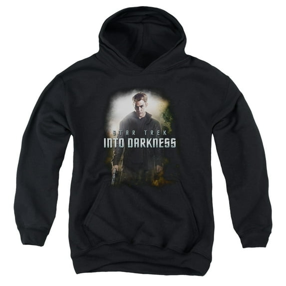 Star Trek - Darkness Kirk - Youth Hooded Sweatshirt - Large