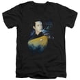 thumbnail image 1 of Star Trek Data 25Th Adult V-Neck T-Shirt Black, 1 of 1