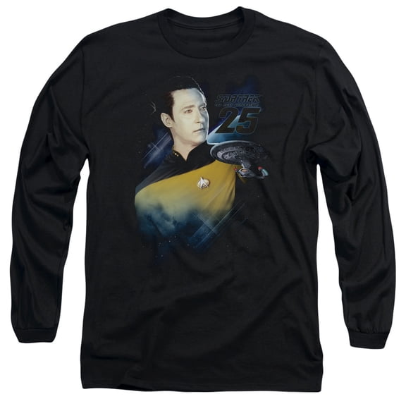 Star Trek - Data 25Th - Long Sleeve Shirt - Medium
