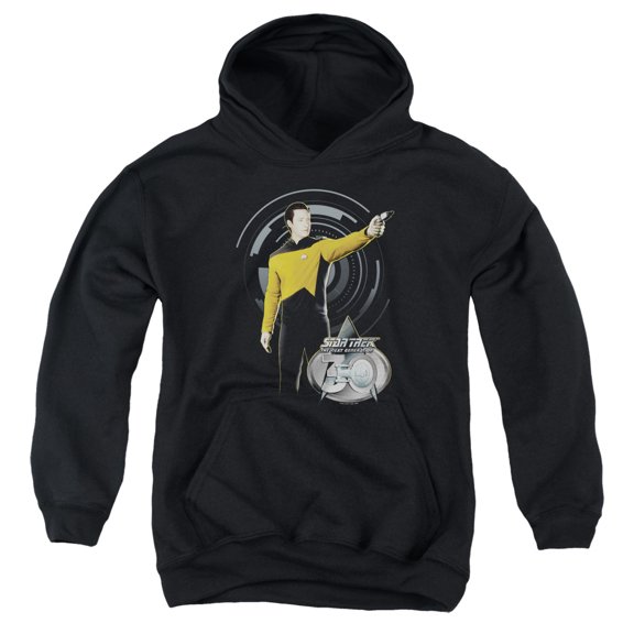 Star Trek - Data 30 - Youth Hooded Sweatshirt - Small