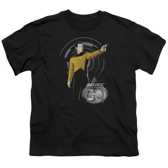 Star Trek - Data 30 - Youth Short Sleeve Shirt - Medium