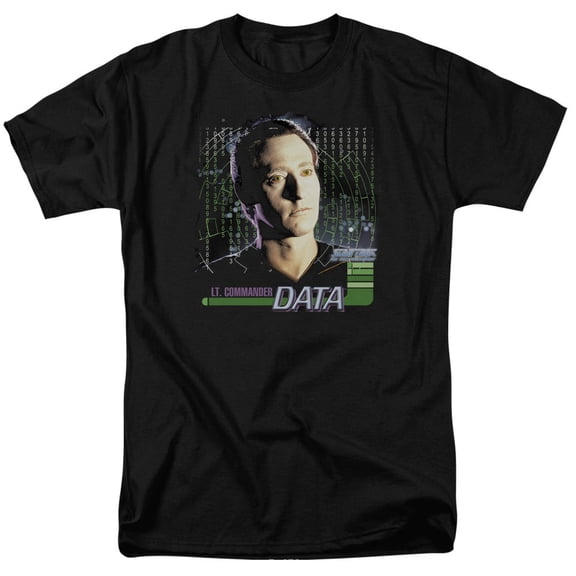 Star Trek Data Officially Licensed Adult T-Shirt S
