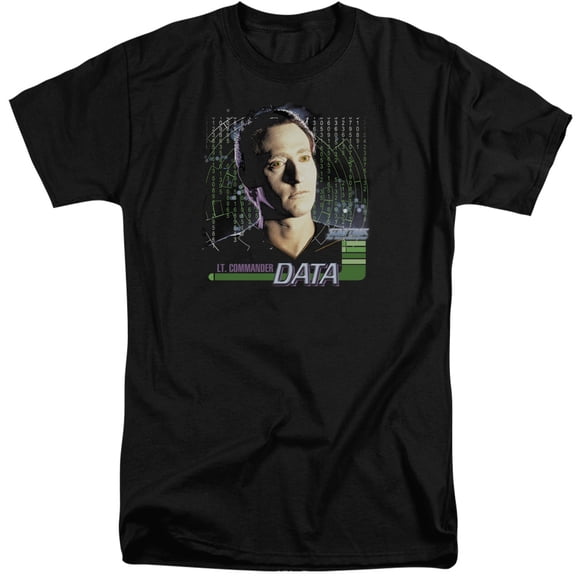 Star Trek - Data - Tall Fit Short Sleeve Shirt - X-Large