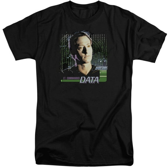 Star Trek - Data - Tall Fit Short Sleeve Shirt - XX-Large