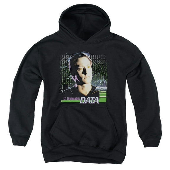 Star Trek - Data - Youth Hooded Sweatshirt - Small