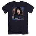 thumbnail image 1 of Star Trek Deanna Troi Premium Canvas Adult Slim Fit 30/1 T-Shirt Navy, 1 of 1
