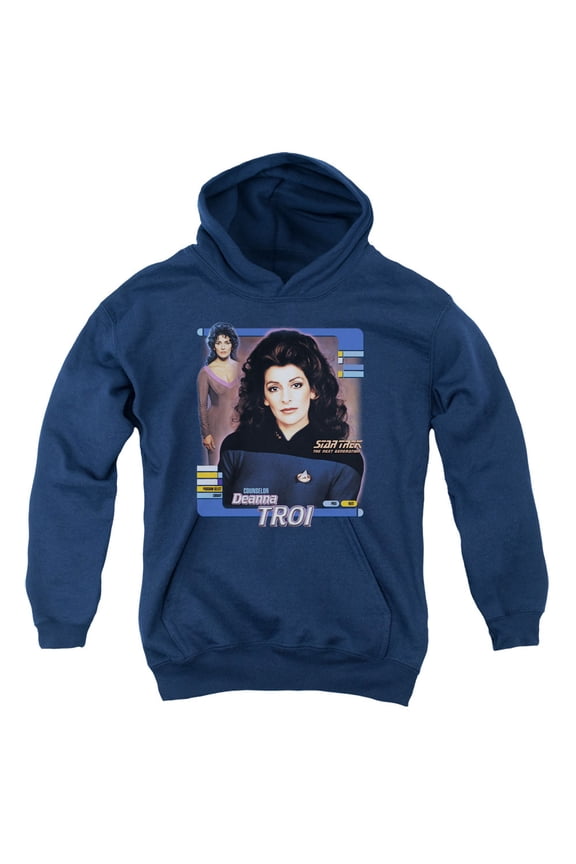 Star Trek - Deanna Troi - Youth Hooded Sweatshirt - Medium