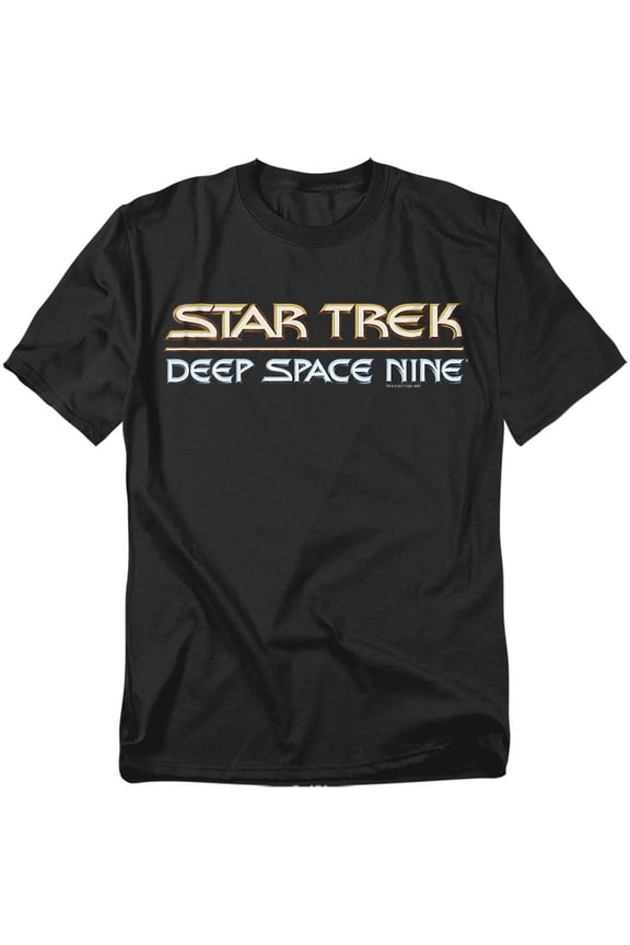 Deep Space Nine Logo Officially Licensed Adult T-Shirt L