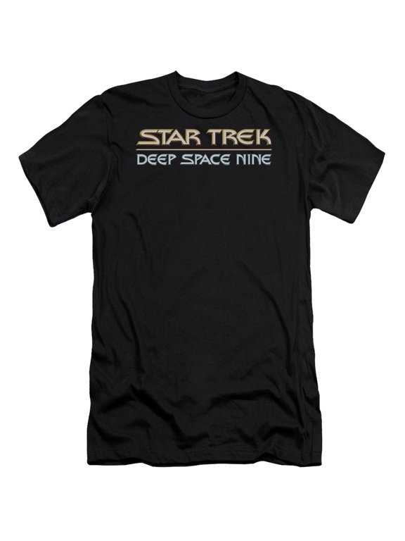 Star Trek - Deep Space Nine Logo - Slim Fit Short Sleeve Shirt - XX-Large