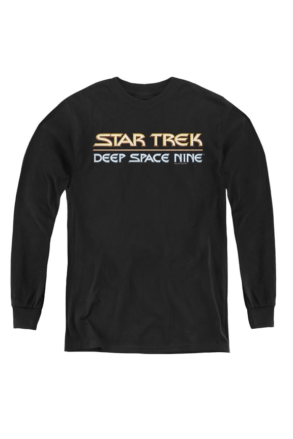 Star Trek - Deep Space Nine Logo - Youth Long Sleeve Shirt - Medium
