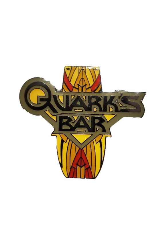 Deep Space Nine Quarks Bar 1.5 Inches Tall Enamel Metal Pin