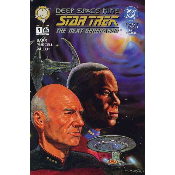 Star Trek: Deep Space Nine/Star Trek: The Next Generation #1 VF ; Malibu Comic Book