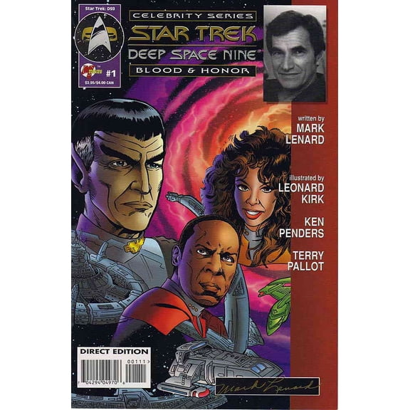 Star Trek: Deep Space Nine, the Celebrity Series: Blood and Honor #1 VF ; Malibu Comic Book