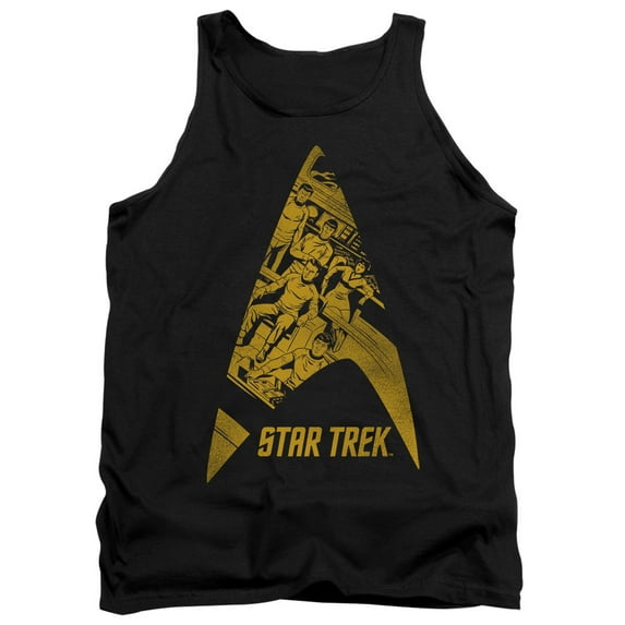 Star Trek Delta Crew Adult Tank Top Black