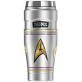 thumbnail image 1 of Star Trek Delta Shields Through Time THERMOS STAINLESS KING Stainless Steel Travel Tumbler, Vacuum insulated & Double Wall, 16oz, 1 of 6
