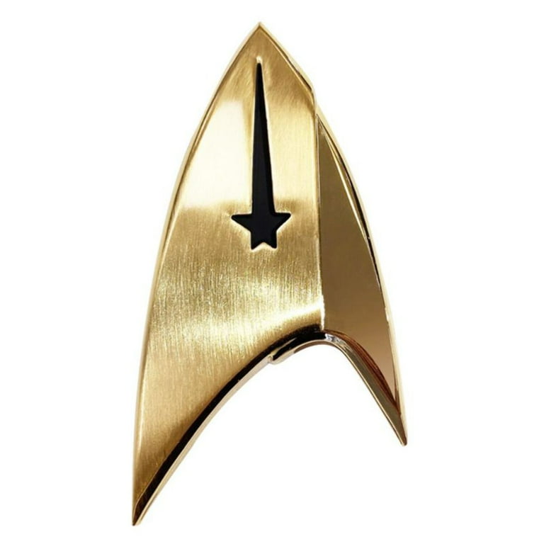 Star Trek Discovery Badge Adult Gold Star Trek Discovery Badge Adult Gold