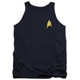 thumbnail image 1 of Star Trek Discovery Command Badge Adult Tank Top Navy, 1 of 1