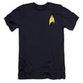 thumbnail image 1 of Star Trek Discovery - Command Badge - Premium Slim Fit Short Sleeve Shirt - Small, 1 of 2